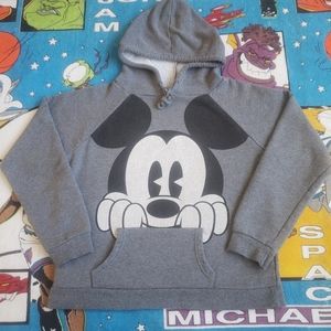Disney Mickey Mouse Large-Print Graphic Hoodie Sweatshirt